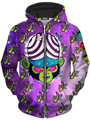 Banana Vision Unisex Zip-Up Hoodie