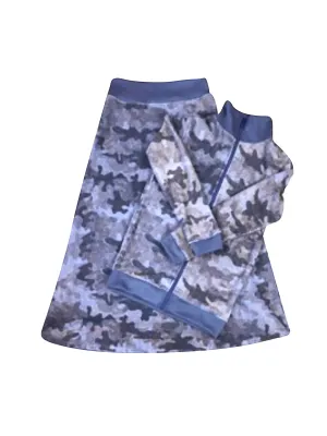 ByTheWai Girls Camo Terry Skirt