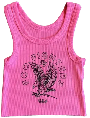 Foo Fighters Crop Tank Top