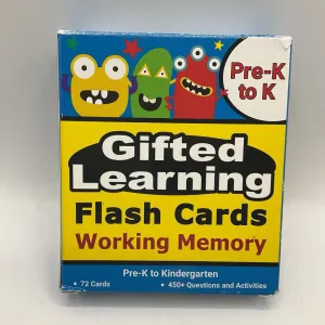 Gifted Learning Working Memory 72pc Flash Cards