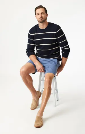 JUSTIN SHORTS IN BLUE HORIZON TWILL