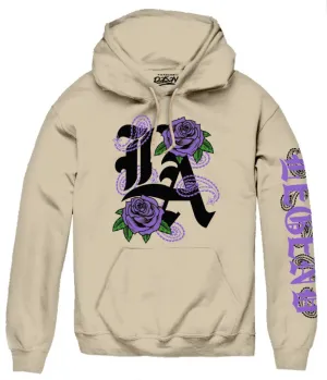 LA PURPLE ROSE HOODIE