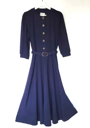 Navy Demaro Day Dress