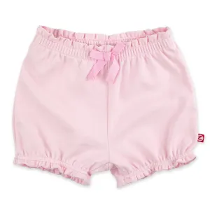 Organic Cotton Ruffle Short - Baby Pink