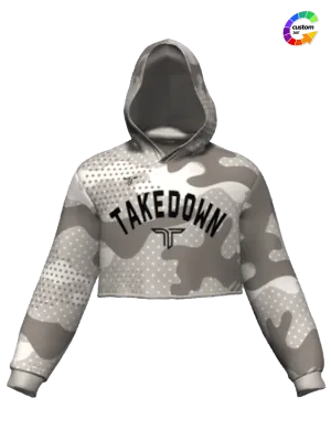 TD-CRPHD-003 360° Custom Cropped Hoodie